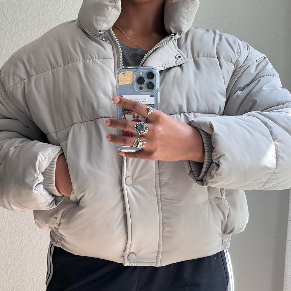 Missguided+ Cropped Puffer Jacket - image 1